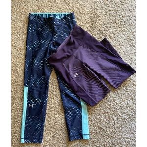 Bundle: 2 pairs of XS Under Armour Leggings